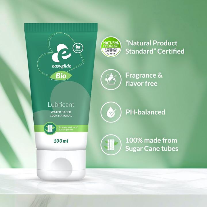 Productafbeelding EasyGlide Bio & Naturel Lubrifiant à base d'eau Sans parfum - 100 ml (100 ml)