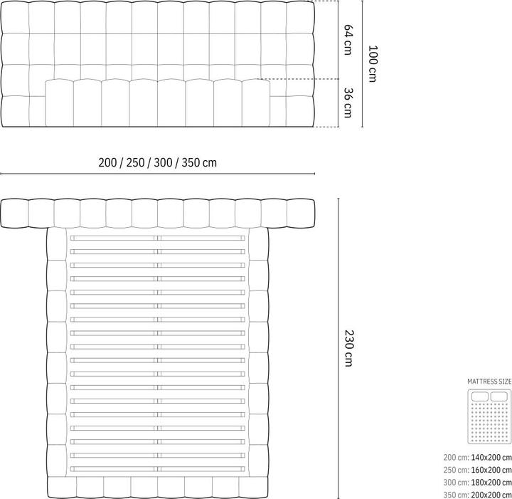 Produktbild Micadoni Mamaia (180 x 200 cm)