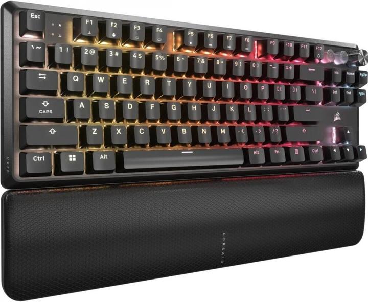 Actual product image Corsair K70 PRO TKL RGB Tenkeyless Magnetic-Mechanical Wired Gaming Keyboard (Αγγλικό US) - Black CH (US, Cable)
