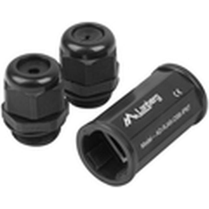 Lanberg AD-RJ45-OS6-IP67 RJ45 INLINE COUPLER IP67 CAT.6 FTP WATERPROOF (UTP, CAT6, 0.33 m), Netzwerkkabel