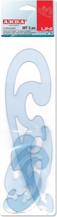 Arda Modèles de courbes (15 cm)