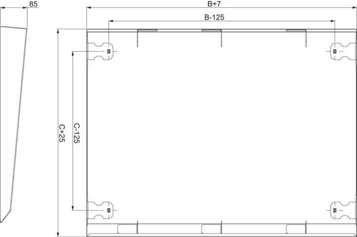 Produktbild Schneider Electric Regendach SF/SM 600x600mm NSYSC660