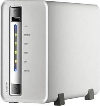 Produktbild QNAP TS-212, NAS mit 2x4TB WD RED, DLNA/UPnP (SP3, 2.90 GHz, 32 -Core)
