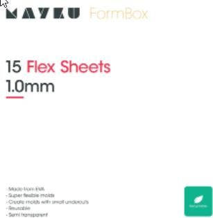 Image du produit Mayku Feuilles EVA transparent 1mm 15 pièces. (15 x)