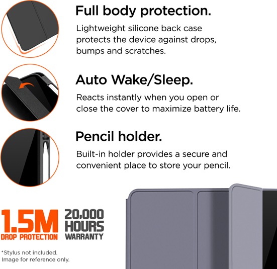 Actual product image Eiger Storm 250 Stylus Case (iPad 2025 (11th gen), iPad 10.9 (2022))