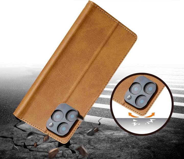 Produktbild LC.Imeeke iPhone 16 Pro - Leder Etui Hülle (Apple iPhone 16 Pro)
