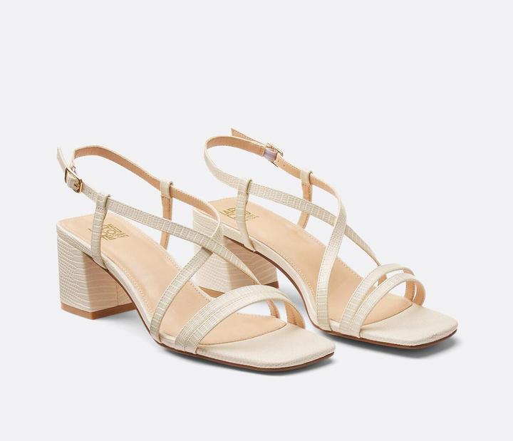 Actual product image La Redoute Collections Sandaletten in Python-Optik (43)