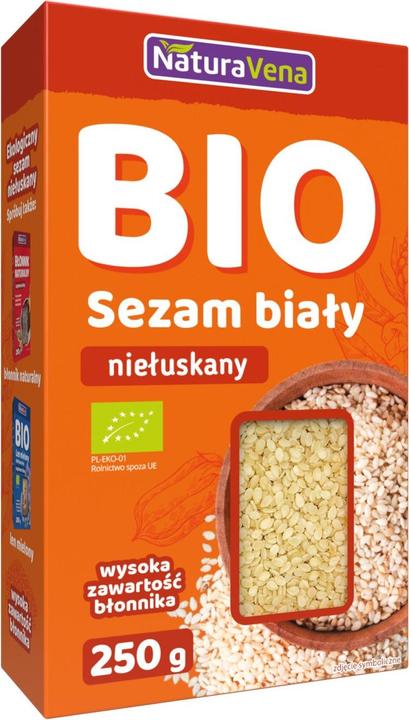 Image du produit NaturaVena Sésame blanc non linter bio 250 g - Naturaven