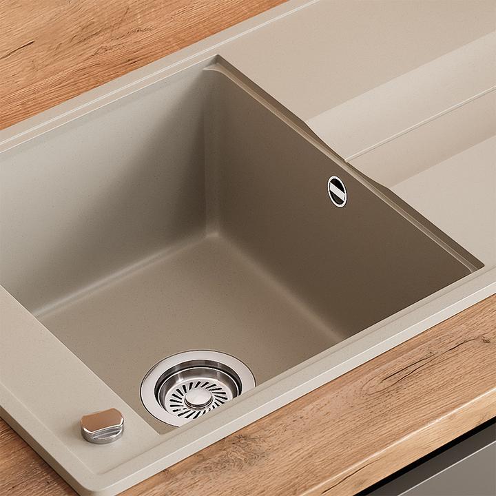 Produktbild Bergström Kyoto (Einbauspüle mit Abtropffläche, 50 cm, 78 cm)