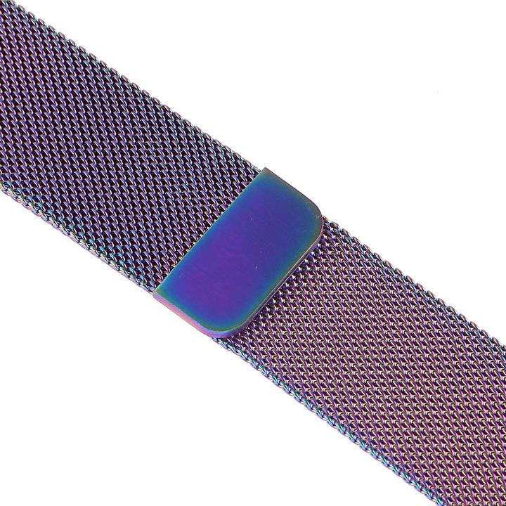 Immagine prodotto Cover-Discount Apple Watch 42 / 44mm - Bracciale in acciaio inossidabile Milanaise Rainbow (42 mm, 44 mm, Acciaio inossidabile, Apple Watch Series 1, Apple Watch Series 2, Apple Watch Series 3, Apple Watch Serie 4, Apple Watch Serie 5, Apple Watch Serie 6, Apple Watch SE)