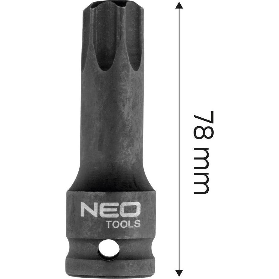 Neo, Steckschlüssel + Stecknuss, Kraft-Stecknuss T80
