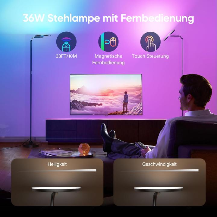 Produktbild LS LED Stehleuchte Circle RGBW (3300 lm)