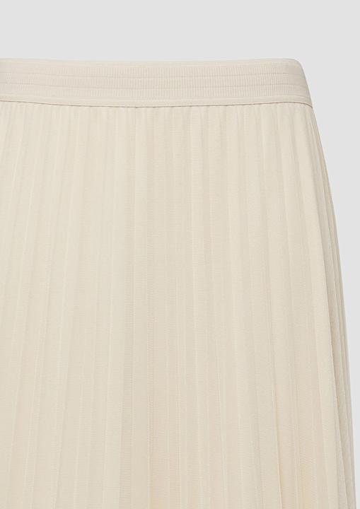 Produktbild s.Oliver Rock Plissierter Midi-Meshrock mit Jerseyfutter (48)