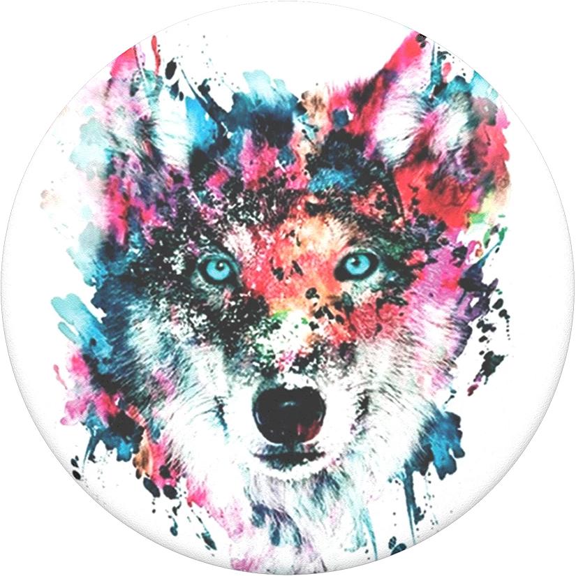 Thumbnail - PopSockets Wolf, Smartphone Halterung, Mehrfarbig