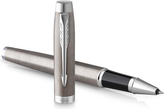 Produktbild Parker Pen Tintenroller IM Essential, Edelstahl C.C. Strichstärke: M, Strichfarbe: schwarz, Gehäuse aus Edehst (Edelstahl, 1 x)