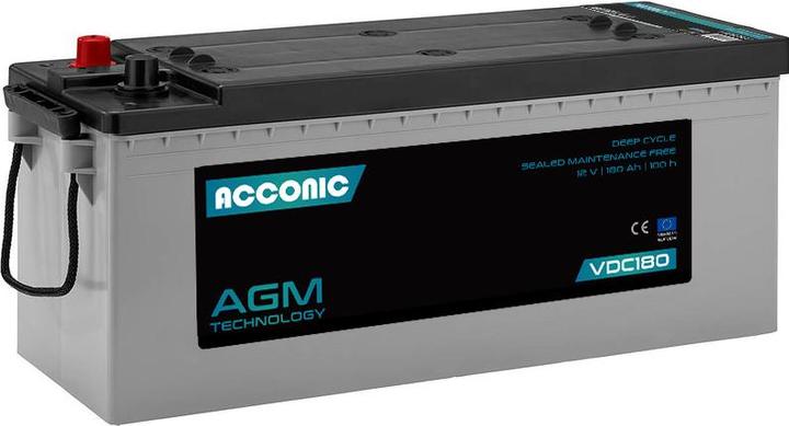 Actual product image Acconic VDC180 Deep Cycle AGM 180Ah Batterie (180 Ah)