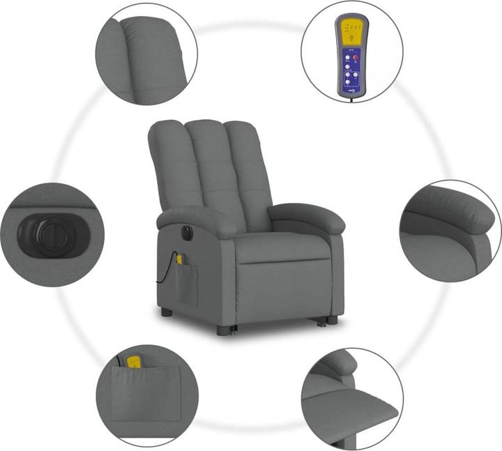 Image du produit vidaXL Massagesessel mit Aufstehhilfe