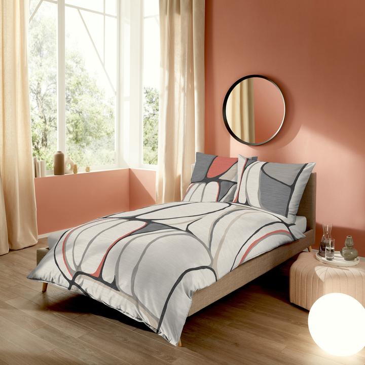 Actual product image Kaeppel Biber bed linen Opalith natural (Duvet cover, 155x220 cm + 80x80 cm)