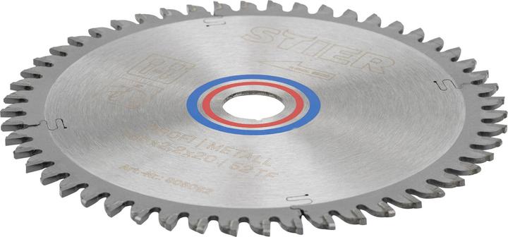 Produktbild Stier Profi Kreissägeblatt Metall 160x2,2x20 52TF -5° neg. Spanwinkel