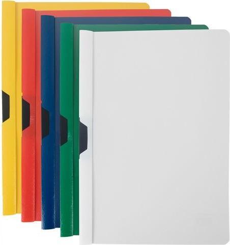 Produktbild Niceday Klemmmappe DIN A4 PP 30 Blatt Farbig sortiert 25 Stück (A4, 25 x)