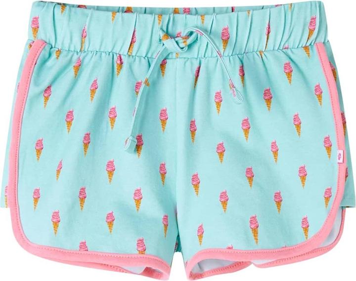 Actual product image vidaXL Children's shorts with drawstring Light mint green 140,Material (140)