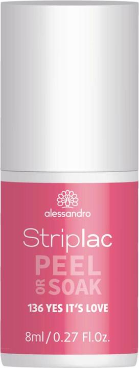 Image du produit Alessandro Striplac Peel or Soak Oui c'est l'amour 8 ml (Rose, Rose ancien, Vernis à ongles peel off)
