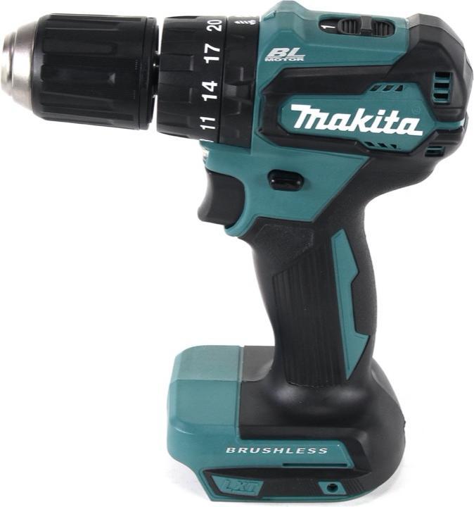 Actual product image Makita DHP 483 M1J Battery impact drill 18 V 40 Nm + 1x battery 4.0 Ah + Makpac - without charger (Rechargeable battery operated)