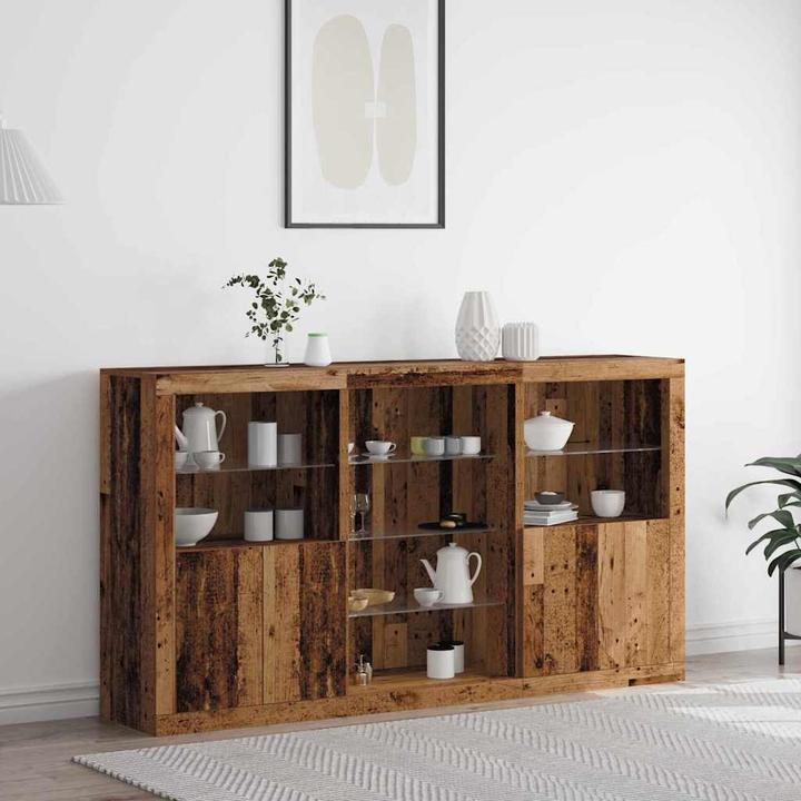 Image du produit vidaXL LED-Sideboard (37 x 37 x 100 cm)