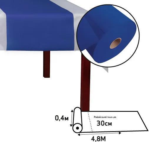 Image du produit PROnappe PRO nappe Tischläufer Tête-à-tête 40 cm x 4.8 m, Marineblau (40 x 480 cm)