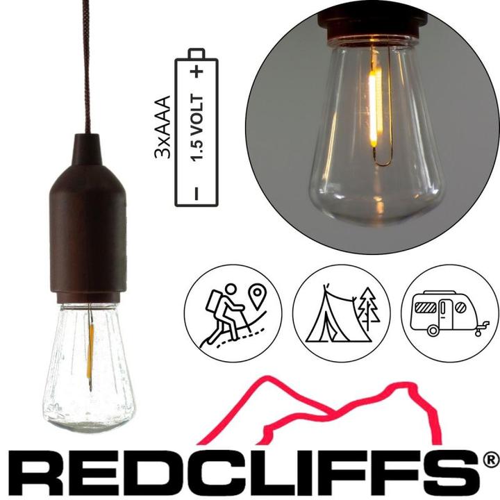 Actual product image Redcliffs Latarka Lampa Camping Baterie Wzór 2