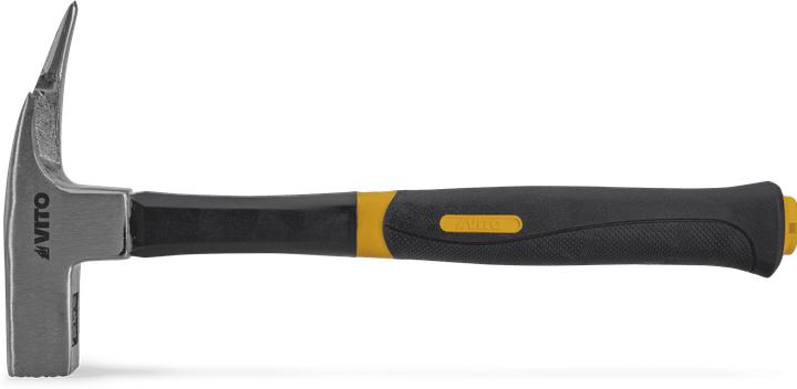 Actual product image VITO Roofing Hammer With Fiberglass Handle And Magnetic Nail Holder (860 g)