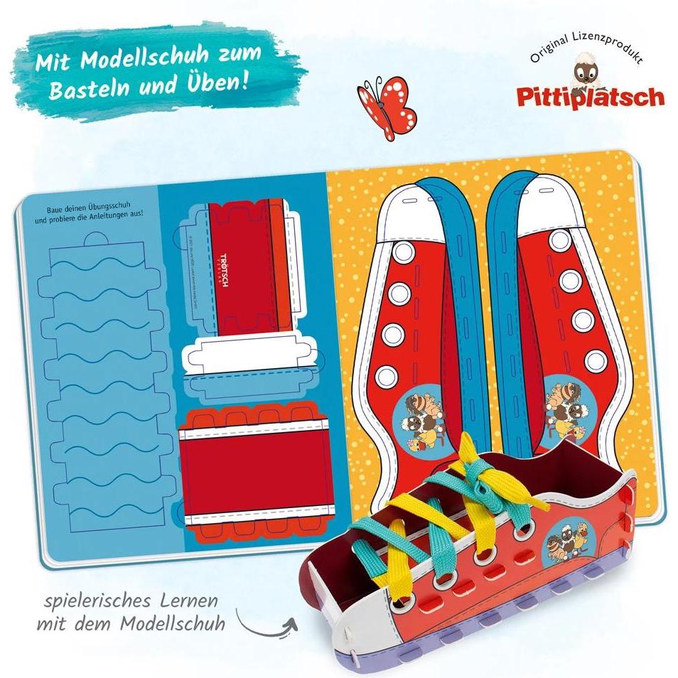 Unser Sandmännchen Das Schnürsenkelbuch Pittiplatsch Schuhe binden leicht gemacht, Kinderbücher von Trötsch Verlag