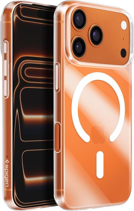 Actual product image Spigen - Liquid Crystal MagSafe - iPhone 17 Pro - Clear / White (Apple iPhone 17 Pro)
