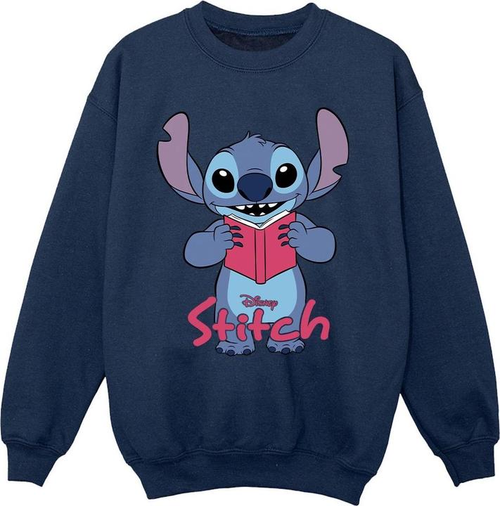 Produktbild Lilo & Stitch Reading Standing Sweatshirt Mädchen (128)