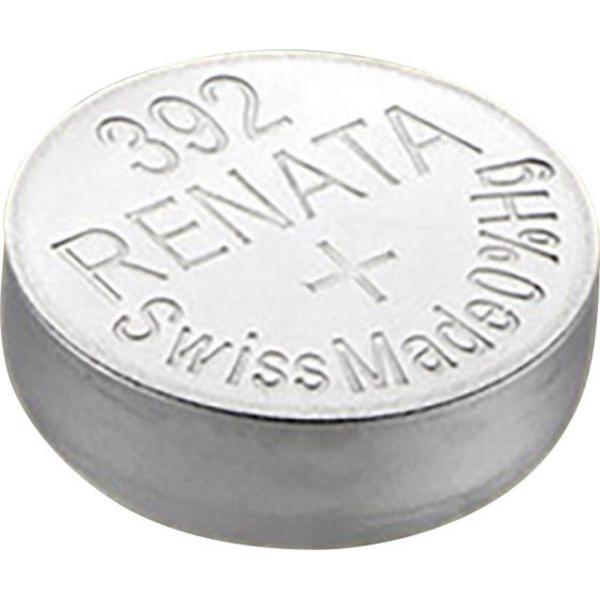 Renata Knopfzelle 392 1.55 V 1 St. 45 mAh Silberoxid (1 Stk., 45 mAh), Batterien + Akkus