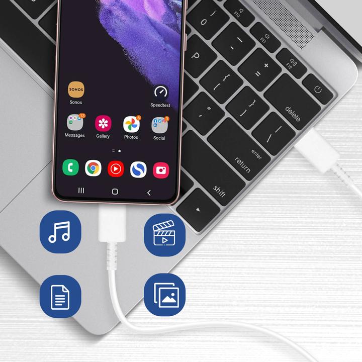 Image du produit Samsung USB C — USB C (0.10 m, USB 3.0, 100 W)