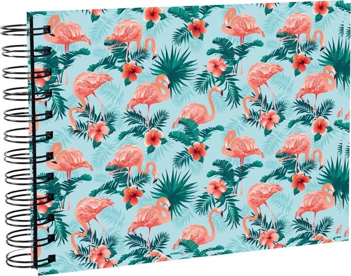 Actual product image Exacompta Photo Spiral Album Flamingo, 230 x 160 mm, light blue