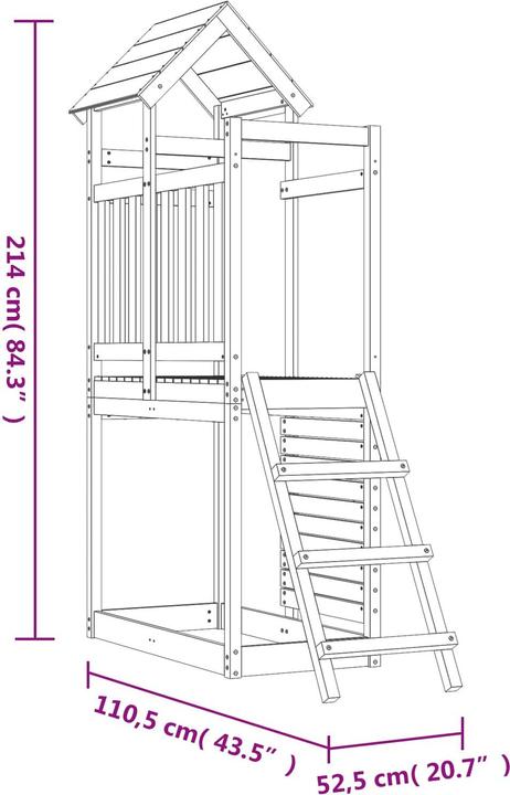 Produktbild vidaXL Spielturm