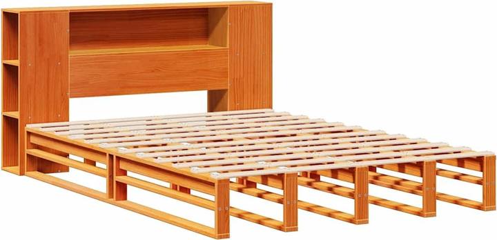 Image du produit vidaXL Bett mit Regal (150 x 200 cm)