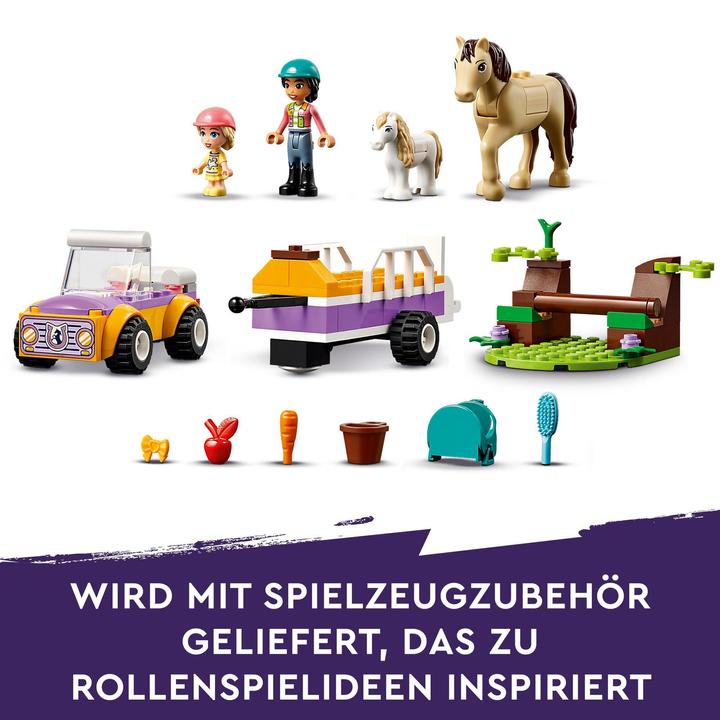 Produktbild LEGO Pferde- und Pony-Anhänger (42634, LEGO Friends)