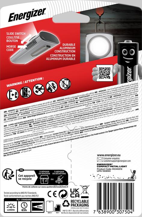 Actual product image Energizer Compact LED (18.40 cm, 40 lm)