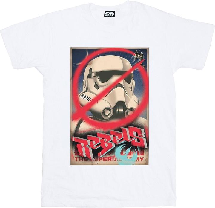 Actual product image Star Wars Mens Rebels Poster T-Shirt (M)