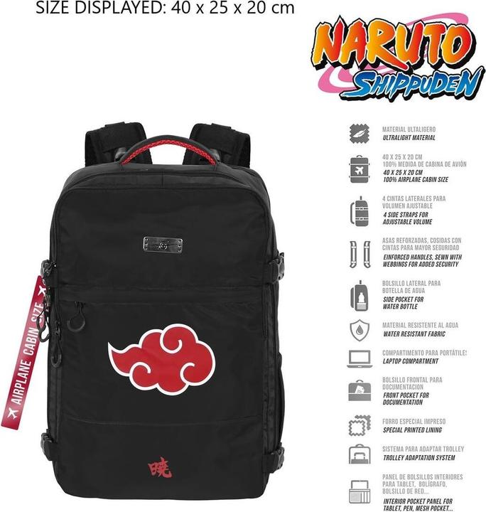 Produktbild Karactermania Large Mercury Travel Backpack 47x23x33cm Clouds (35 l)