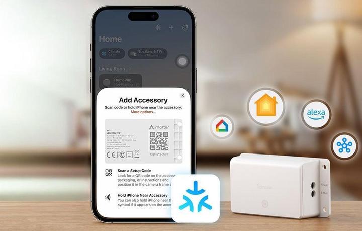 Actual product image Sonoff Basic R5 Gen5 WiFi Smart Switch (Switch actuator)