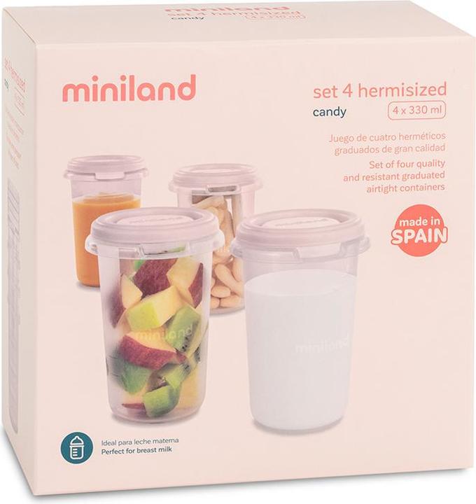 Productafbeelding Miniland SET 4 KERMISSNOEPJES 330ML