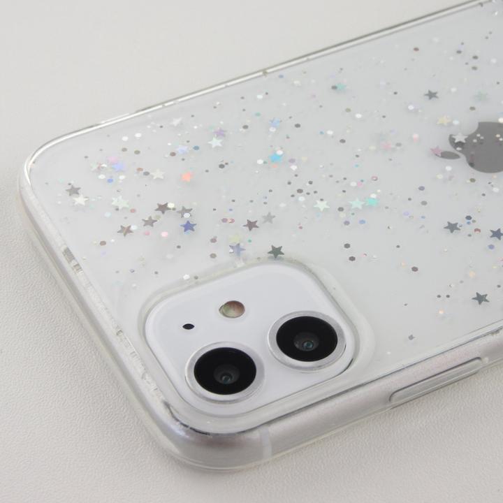 Image du produit PhoneLook Coque Gel paillettes argentées avec anneau (Apple iPhone XS Max)