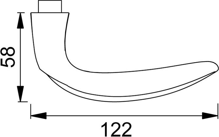 Actual product image Hoppe Door lever set duraplus® Atlanta M1530/23K/23KS (Door set)