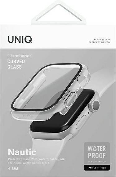 Actual product image Uniq etui Nautic Apple Watch Series 7/8 45mm przezroczysty/dave clear
