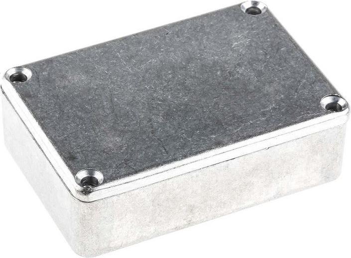 Actual product image RS PRO Natural aluminium box,80x55x25mm (Housing)