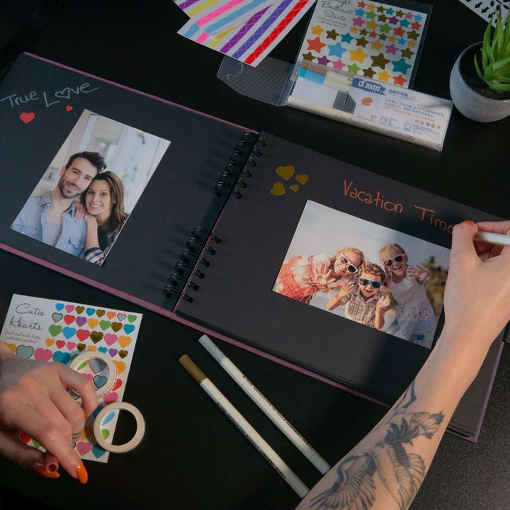 Image du produit Intirilife Livre album photo avec reliure à spirale